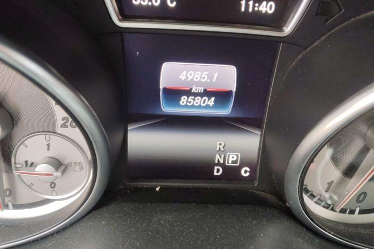 Used Mercedes-Benz CLA 2016 CLA 200 Sport Edition Odometer Close Up