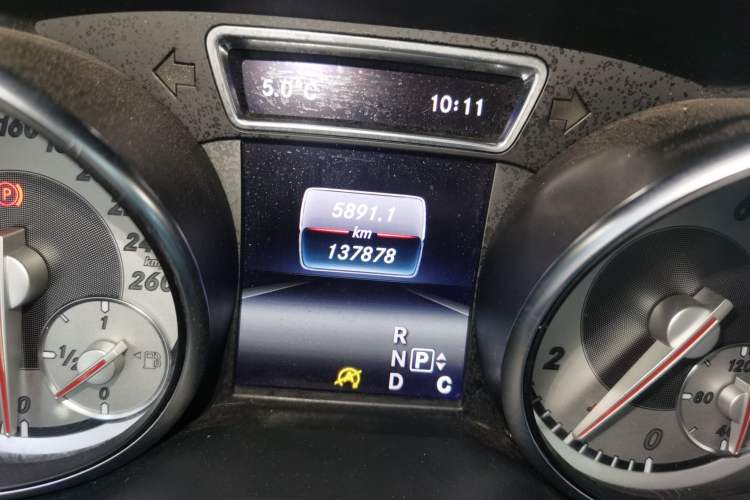Used Mercedes-Benz CLA 2016 CLA 200 Sport Edition Odometer Close Up