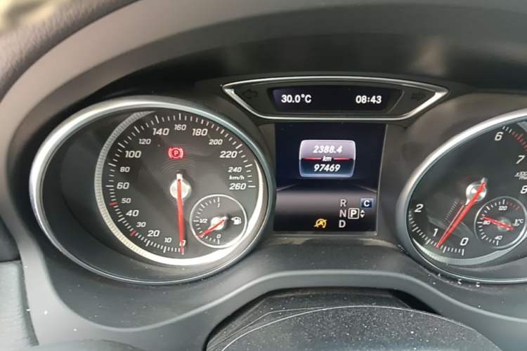 Used Mercedes-Benz CLA 2016 Refreshed CLA 200 Sport Edition Odometer Close Up