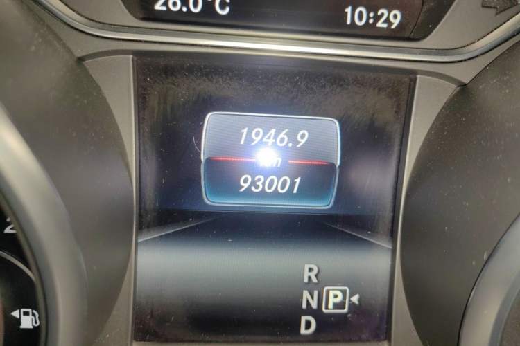 Used Mercedes-Benz CLA 2016 Facelifted CLA 200 Stylish Edition Odometer Close Up