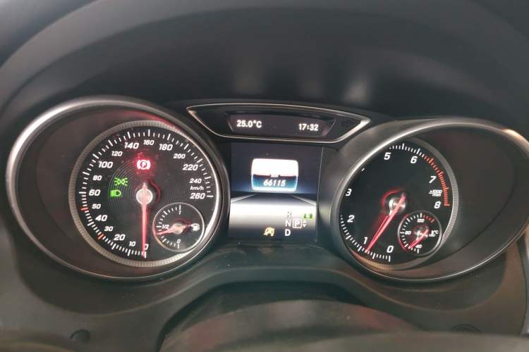Used Mercedes-Benz CLA 2016 Year Restyled CLA 220 4MATIC Odometer Close Up