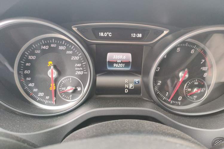 Used Mercedes-Benz CLA 2016 Refreshed CLA 200 Sport Edition Odometer Close Up