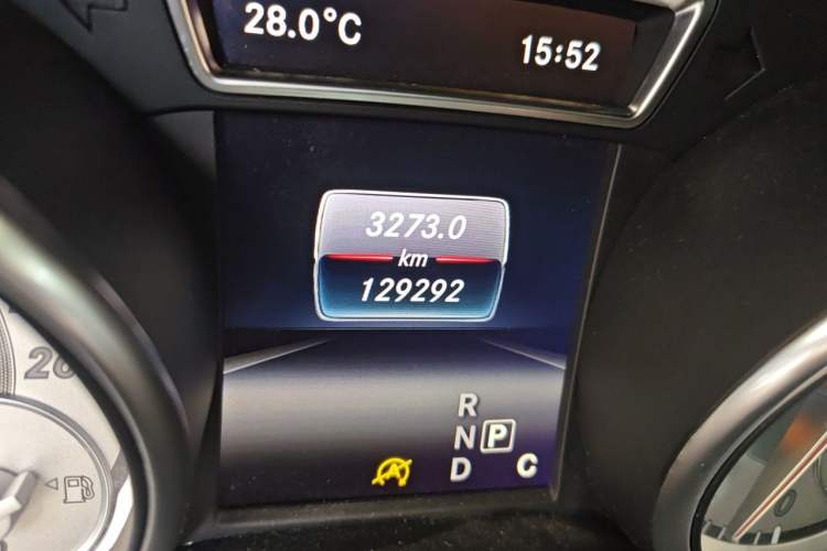 Used Mercedes-Benz CLA 2016 CLA 200 Sport Edition Odometer Close Up
