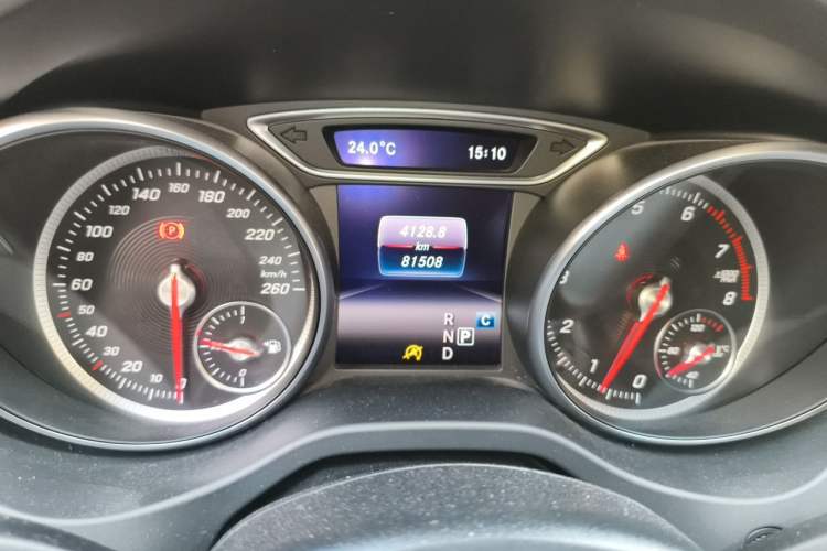 Used Mercedes-Benz CLA 2016 Refreshed CLA 200 Sport Edition Odometer Close Up