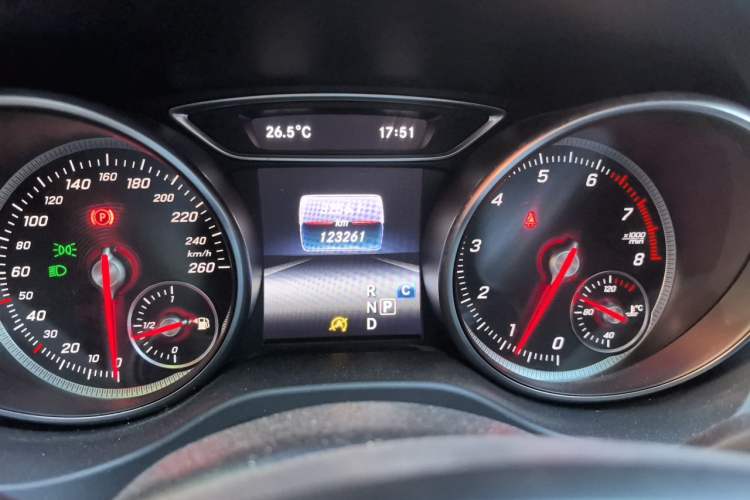Used Mercedes-Benz CLA 2016 Refreshed CLA 200 Sport Edition Odometer Close Up