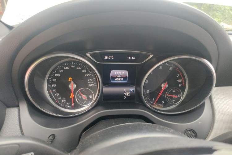 Used Mercedes-Benz CLA 2016 Refreshed CLA 200 Sport Edition Odometer Close Up