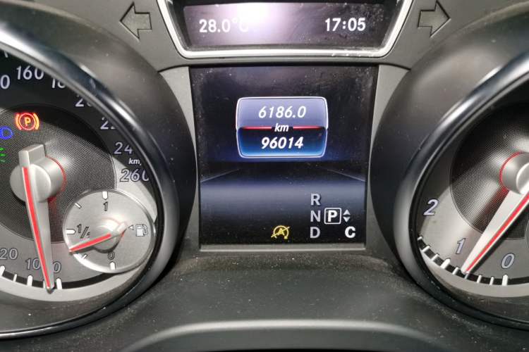 Used Mercedes-Benz CLA 2016 CLA 200 Sport Edition Odometer Close Up