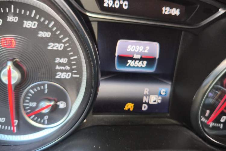 Used Mercedes-Benz CLA 2016 CLA 200 Sport Edition Odometer Close Up