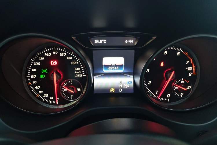 Used Mercedes-Benz CLA 2017 Refreshed CLA 200 Sport Edition Odometer Close Up