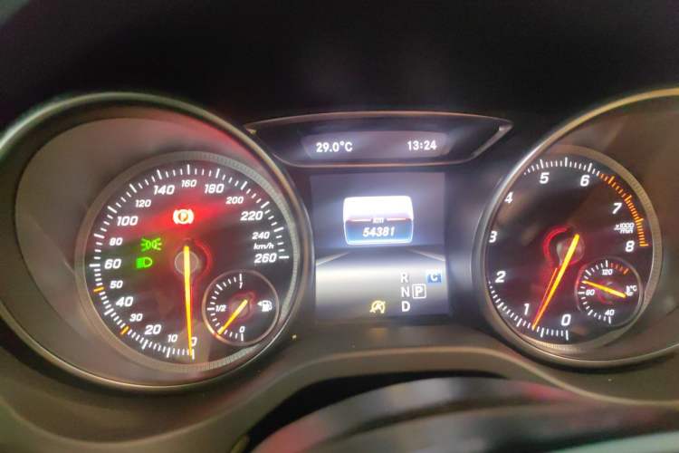 Used Mercedes-Benz CLA 2017 CLA 220 4MATIC Odometer Close Up