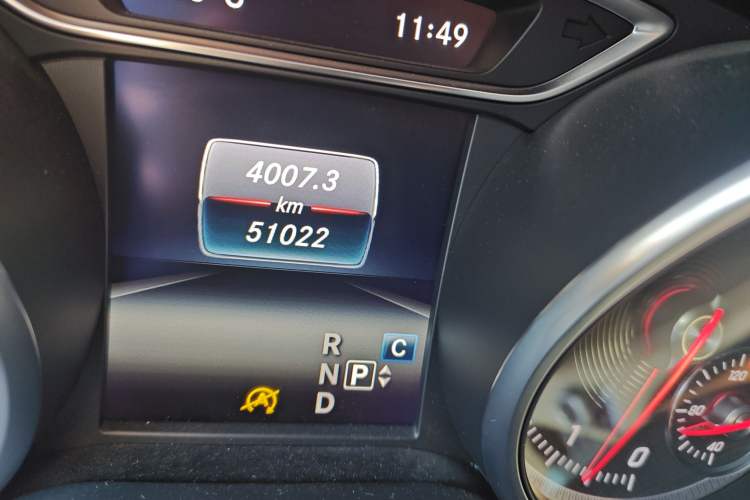Used Mercedes-Benz CLA 2017 Facelifted CLA 200 Stylish Edition Odometer Close Up