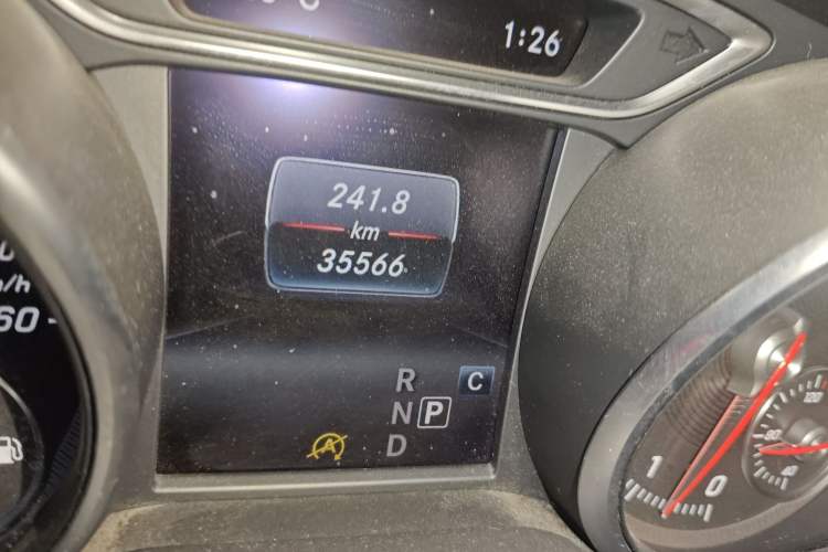Used Mercedes-Benz CLA 2017 CLA 220 4MATIC Odometer Close Up