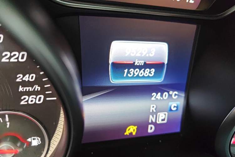 Used Mercedes-Benz CLA 2017 CLA 200 Style Edition Odometer Close Up
