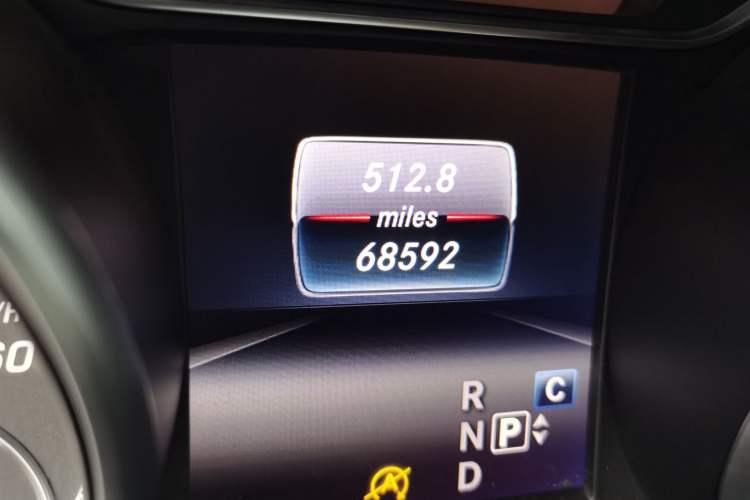 Used Mercedes-Benz CLA 2017 Facelifted CLA 180 Odometer Close Up