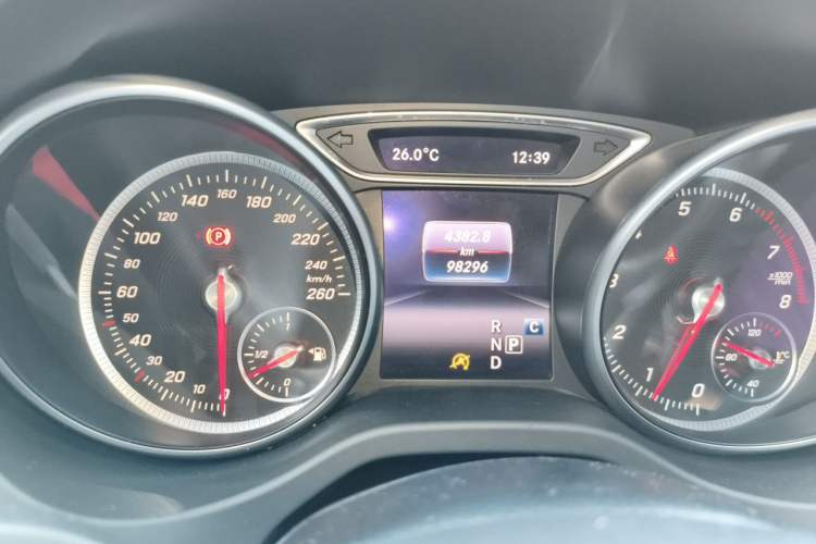 Used Mercedes-Benz CLA 2017 CLA 200 Sport Edition Odometer Close Up