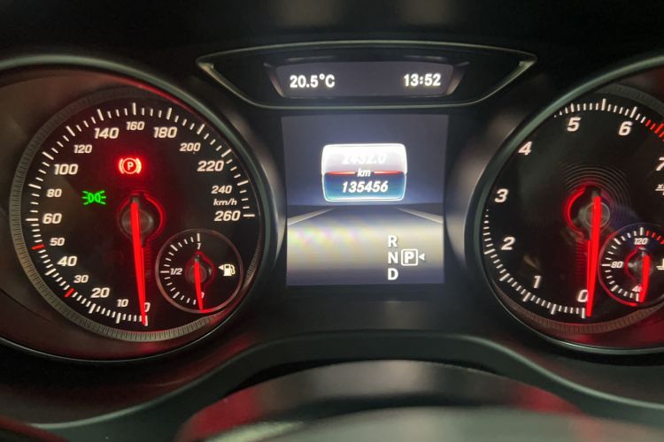 Used Mercedes-Benz CLA 2017 Facelifted CLA 200 Stylish Edition Odometer Close Up