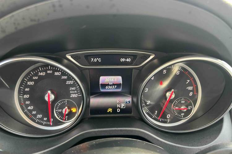 Used Mercedes-Benz CLA 2017 Refreshed CLA 200 Sport Edition Odometer Close Up