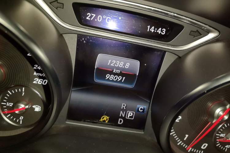 Used Mercedes-Benz CLA 2017 CLA 200 Sport Edition Odometer Close Up