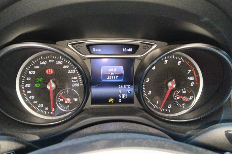Used Mercedes-Benz CLA 2017 CLA 200 Style Edition Odometer Close Up