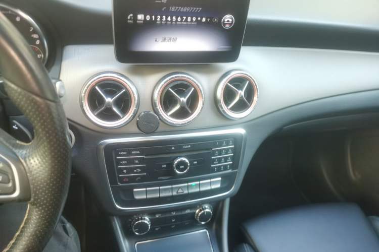 Used Mercedes-Benz CLA 2017 Facelifted CLA 200 Stylish Edition Audio And AC Panel