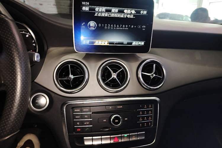 Used Mercedes-Benz CLA 2017 Facelifted CLA 200 Stylish Edition Audio And AC Panel