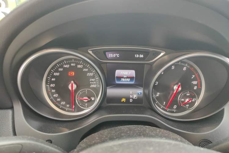 Used Mercedes-Benz CLA 2017 Refreshed CLA 200 Sport Edition Odometer Close Up