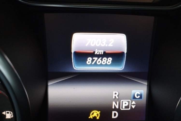 Used Mercedes-Benz CLA 2017 Refreshed CLA 200 Sport Edition Odometer Close Up