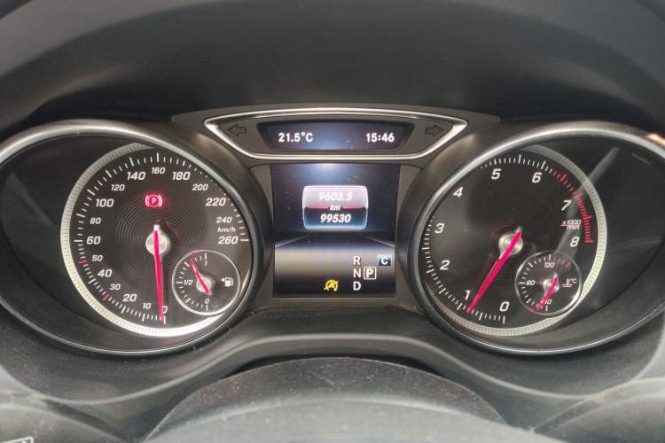 Used Mercedes-Benz CLA 2017 Refreshed CLA 220 4MATIC Odometer Close Up