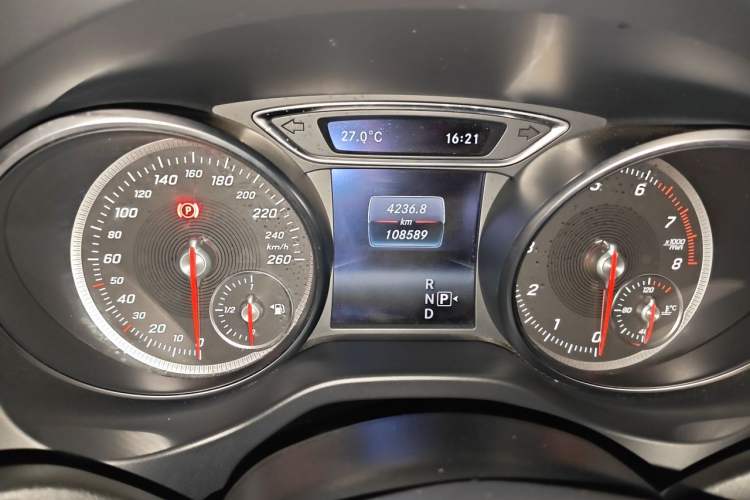 Used Mercedes-Benz CLA 2017 Refreshed CLA 200 Sport Edition Odometer Close Up