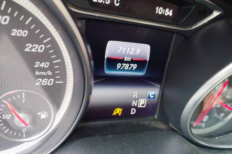 Used Mercedes-Benz CLA 2017 Refreshed CLA 200 Sport Edition Odometer Close Up