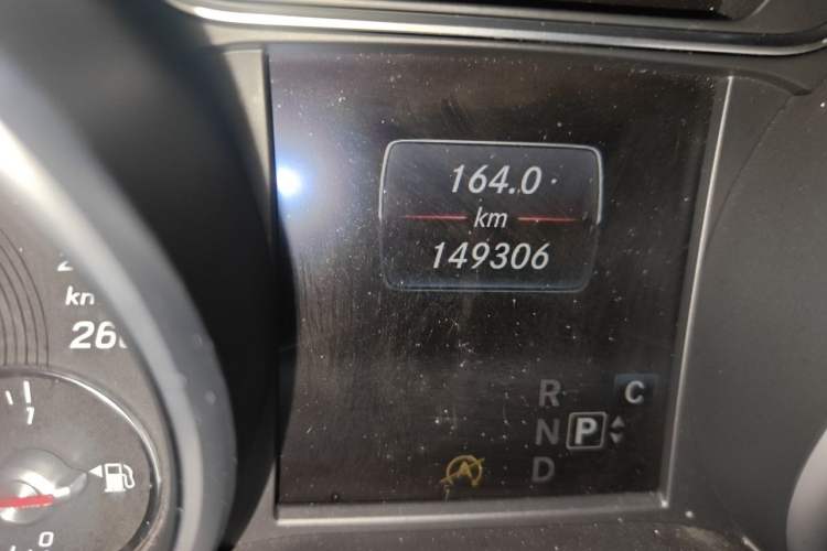 Used Mercedes-Benz CLA 2017 CLA 220 4MATIC Odometer Close Up