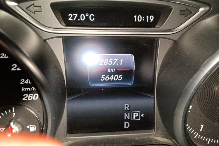 Used Mercedes-Benz CLA 2017 CLA 200 Style Edition Odometer Close Up