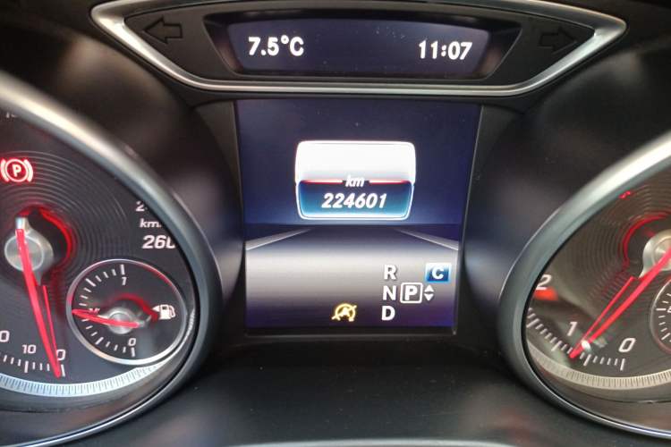 Used Mercedes-Benz CLA 2017 CLA 200 Sport Edition Odometer Close Up