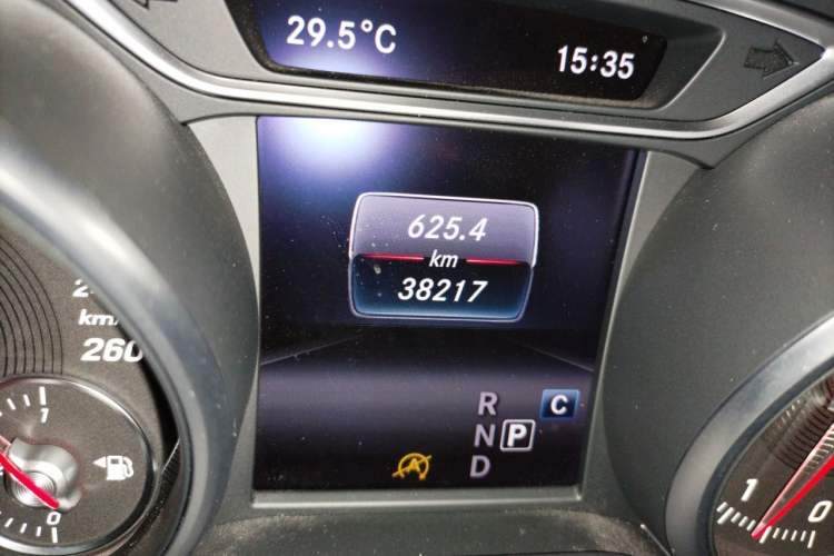 Used Mercedes-Benz CLA 2017 CLA 200 Sport Edition Odometer Close Up