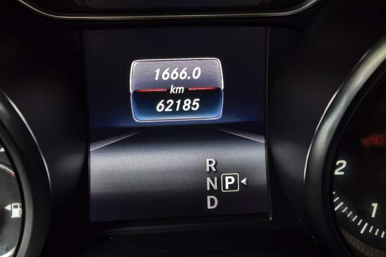 Used Mercedes-Benz CLA 2017 CLA 220 4MATIC Odometer Close Up