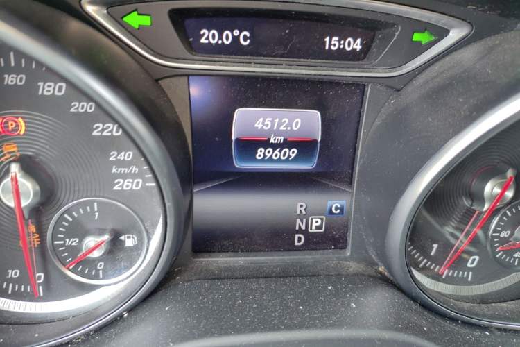 Used Mercedes-Benz CLA 2017 CLA 200 Sport Edition Odometer Close Up