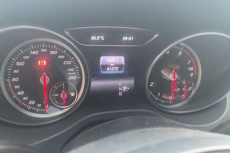 Used Mercedes-Benz CLA 2017 CLA 200 Sport Edition Odometer Close Up