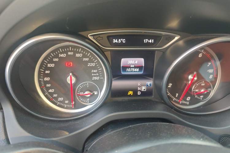 Used Mercedes-Benz CLA 2017 CLA 200 Style Edition Odometer Close Up