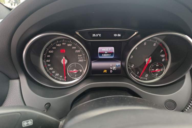 Used Mercedes-Benz CLA 2017 Facelifted CLA 200 Stylish Edition Odometer Close Up