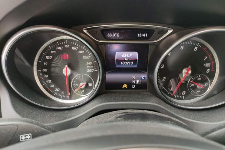 Used Mercedes-Benz CLA 2017 Refreshed CLA 200 Sport Edition Odometer Close Up