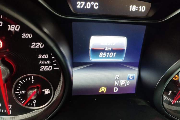 Used Mercedes-Benz CLA 2017 Refreshed CLA 200 Sport Edition Odometer Close Up