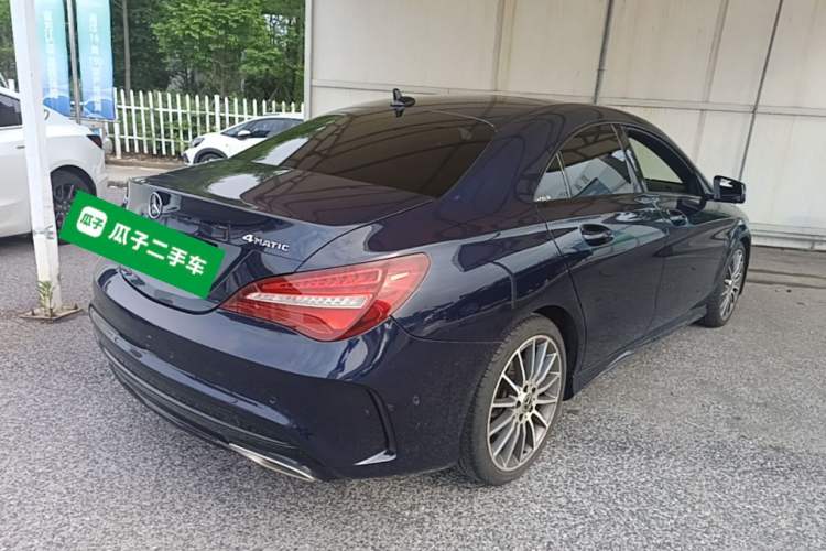 Used Mercedes-Benz CLA 2018 CLA 220 4MATIC Rear Right 45 Deg