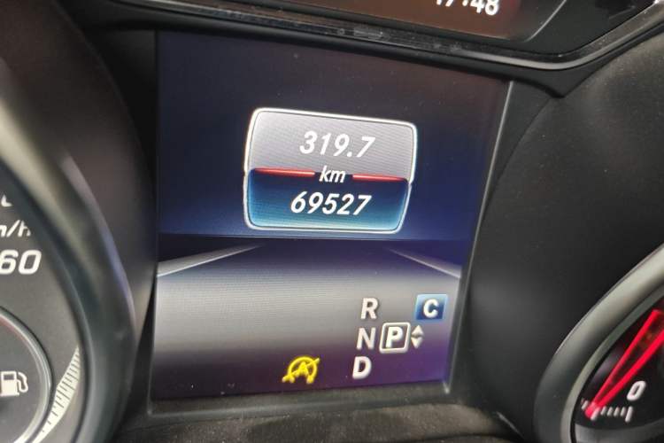 Used Mercedes-Benz CLA 2018 CLA 200 Sport Edition Odometer Close Up