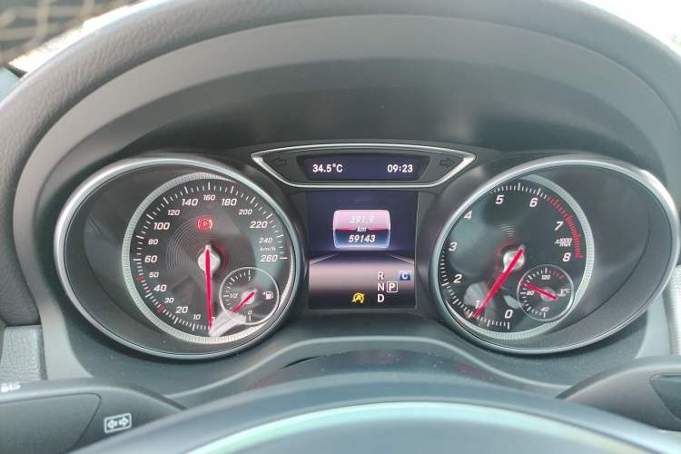 Used Mercedes-Benz CLA 2018 CLA 200 Sport Edition Odometer Close Up