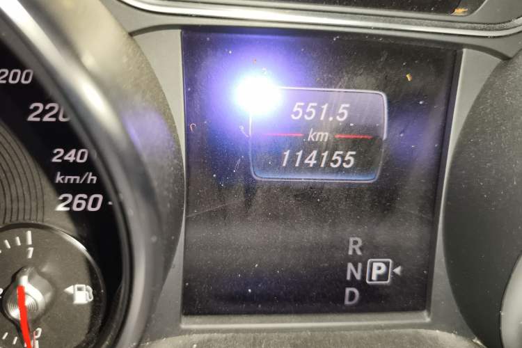 Used Mercedes-Benz CLA 2018 CLA 200 Sport Edition Odometer Close Up