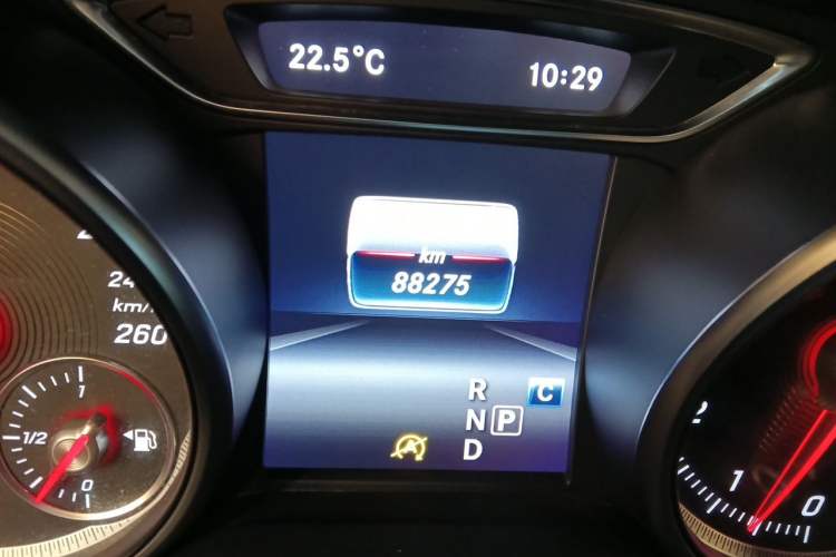 Used Mercedes-Benz CLA 2018 CLA 200 Style Edition Odometer Close Up