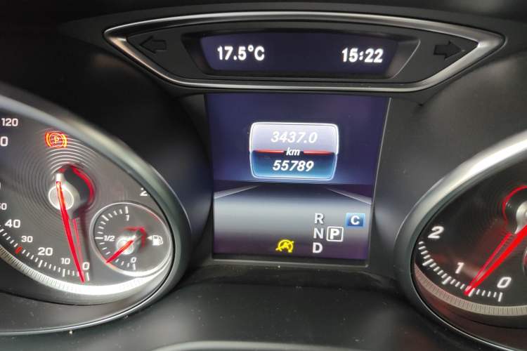 Used Mercedes-Benz CLA 2018 CLA 200 Style Edition Odometer Close Up