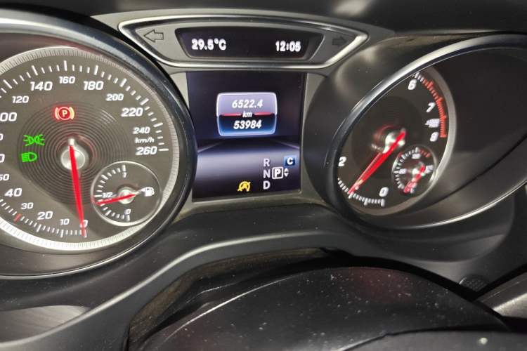 Used Mercedes-Benz CLA 2018 CLA 200 Sport Edition Odometer Close Up