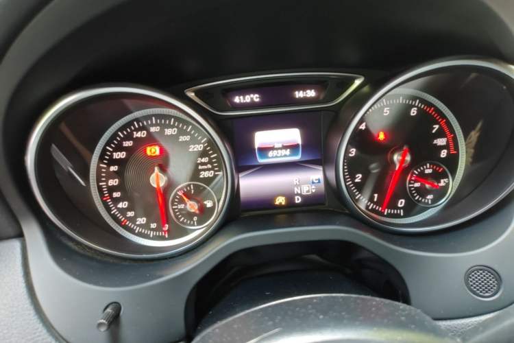 Used Mercedes-Benz CLA 2018 CLA 200 Sport Edition Odometer Close Up