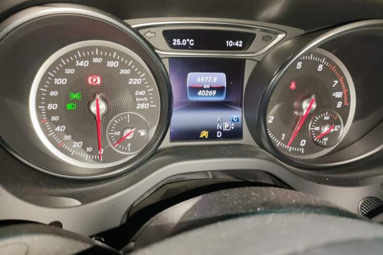 Used Mercedes-Benz CLA 2018 CLA 200 Sport Edition Odometer Close Up